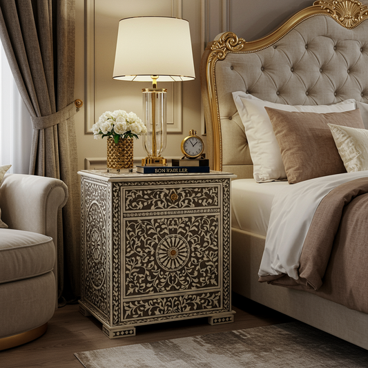 Luxury Bone Inlay or Mother of Pearl Furniture