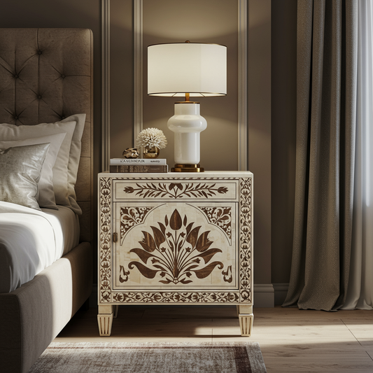 Luxury Bone Inlay or Mother of Pearl Furniture