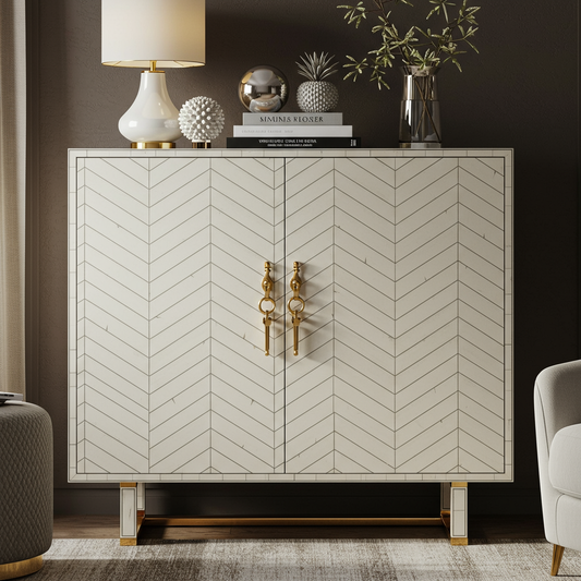 Luxury Bone Inlay or Mother of Pearl Furniture