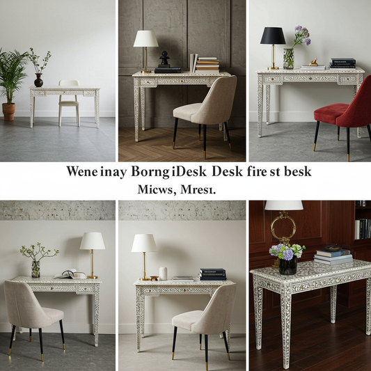 Luxury Bone Inlay or Mother of Pearl Furniture