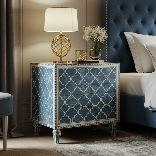 Luxury Bone Inlay or Mother of Pearl Furniture
