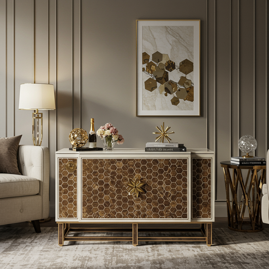 Luxury Bone Inlay or Mother of Pearl Furniture