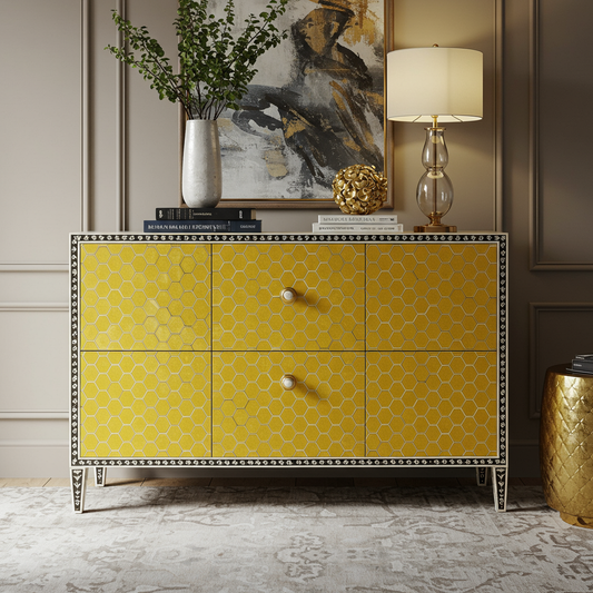 Luxury Bone Inlay or Mother of Pearl Furniture