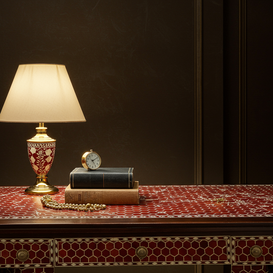 Luxury Bone Inlay or Mother of Pearl Furniture