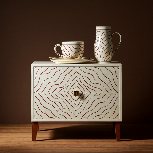 Luxury Bone Inlay or Mother of Pearl Furniture