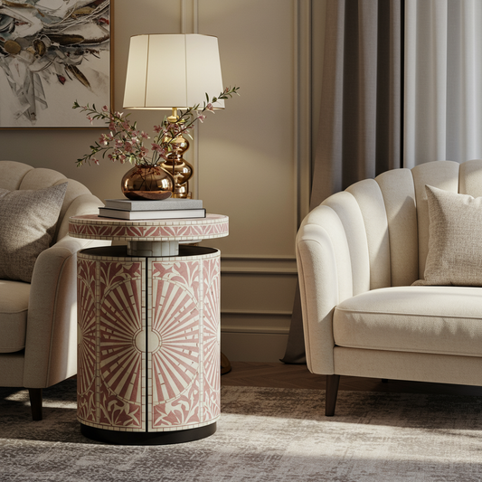 Luxury Bone Inlay or Mother of Pearl Furniture