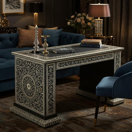 Luxury Bone Inlay or Mother of Pearl Furniture