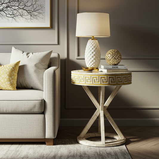 Luxury Bone Inlay or Mother of Pearl Furniture