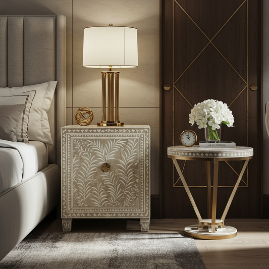 Luxury Bone Inlay or Mother of Pearl Furniture