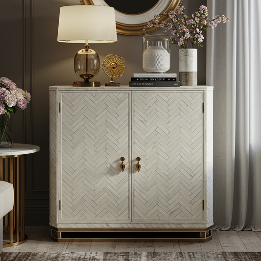 Luxury Bone Inlay or Mother of Pearl Furniture