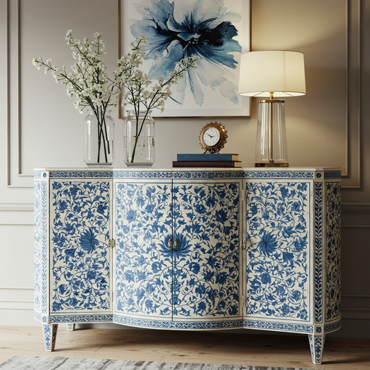 Luxury Bone Inlay or Mother of Pearl Furniture