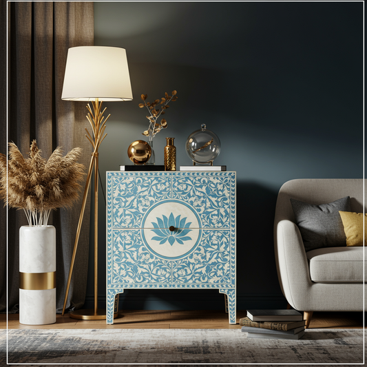 Luxury Bone Inlay or Mother of Pearl Furniture
