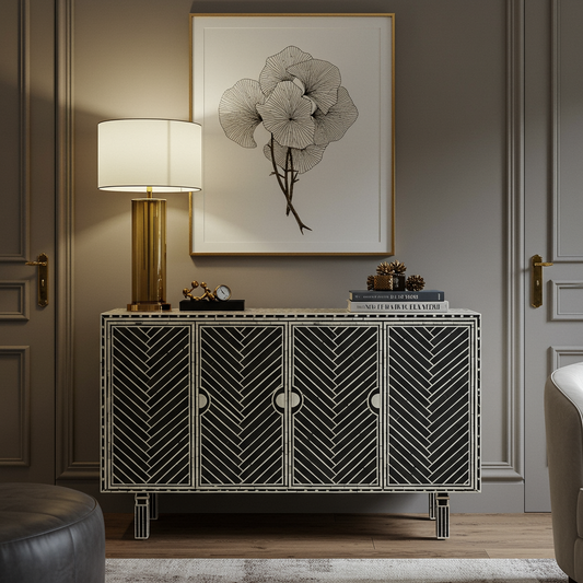 Luxury Bone Inlay or Mother of Pearl Furniture
