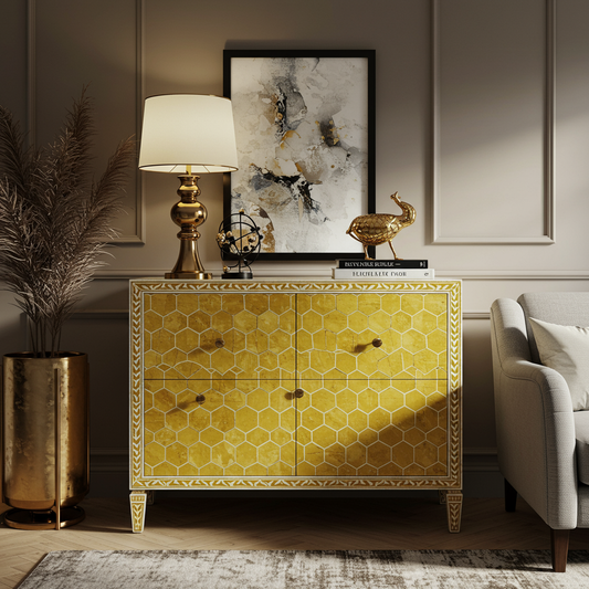 Luxury Bone Inlay or Mother of Pearl Furniture