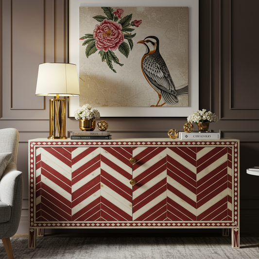 Luxury Bone Inlay or Mother of Pearl Furniture
