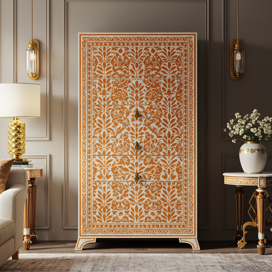 Luxury Bone Inlay or Mother of Pearl Furniture