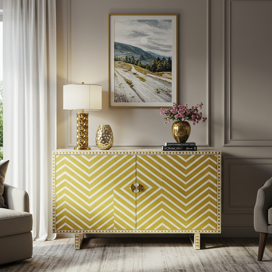 Luxury Bone Inlay or Mother of Pearl Furniture