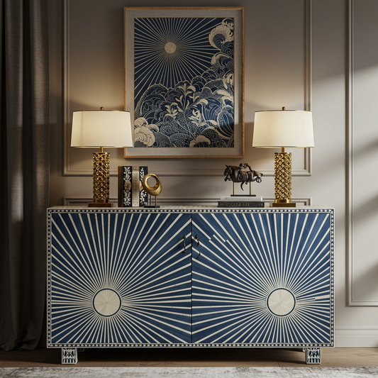 Luxury Bone Inlay or Mother of Pearl Furniture