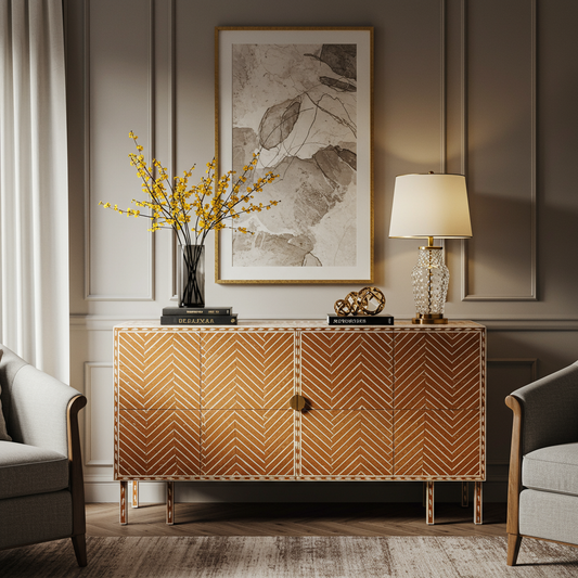 Luxury Bone Inlay or Mother of Pearl Furniture