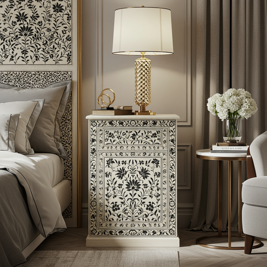 Luxury Bone Inlay or Mother of Pearl Furniture