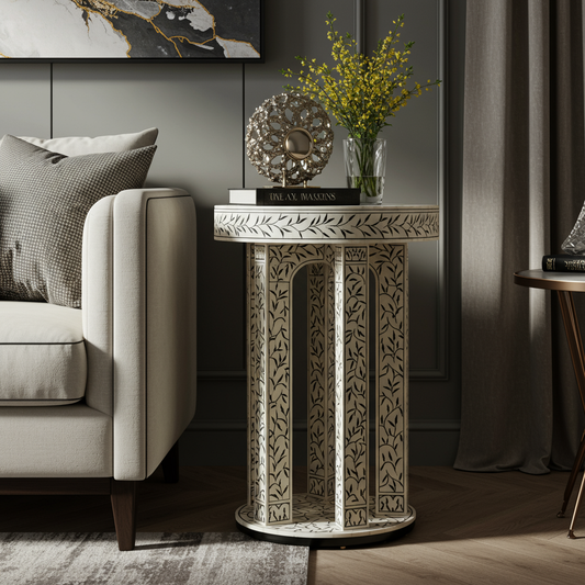Luxury Bone Inlay or Mother of Pearl Furniture
