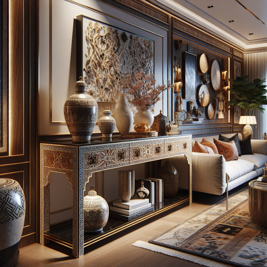 Luxury Bone Inlay or Mother of Pearl Furniture