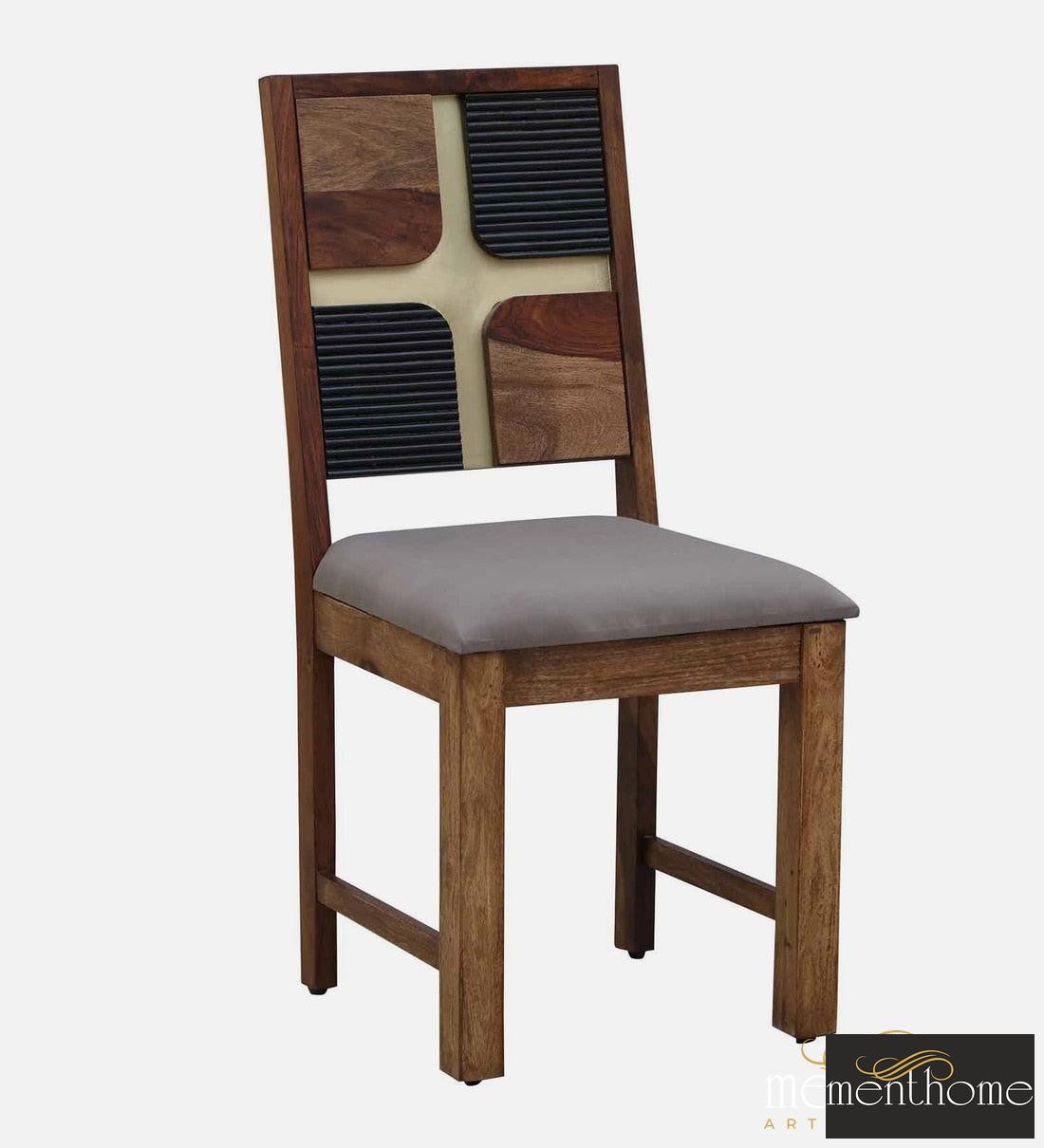 Modern Rosewood Dining Chair and Table In Provincial Teak Finish with Cushioning | Luxury Handmade Chair
