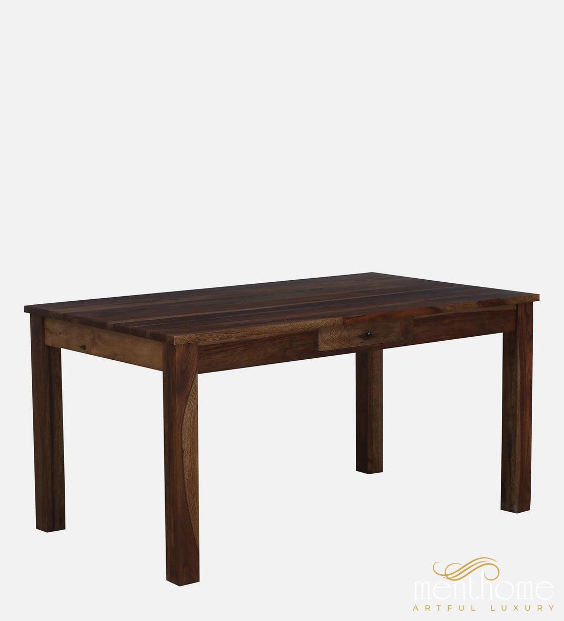 Modern Rosewood Dining Chair and Table In Provincial Teak Finish with Cushioning | Luxury Handmade Chair
