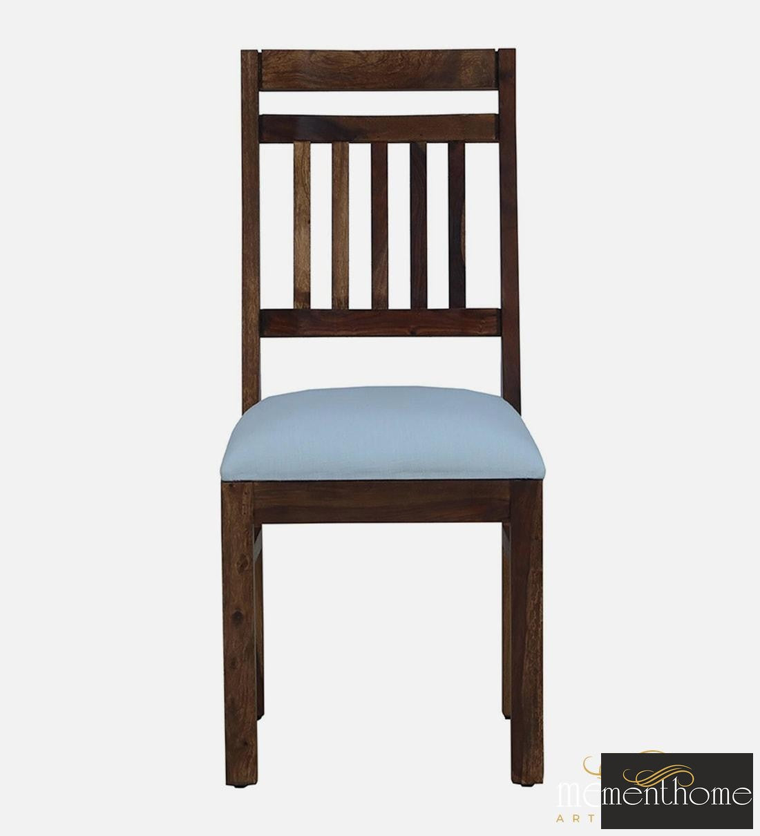 Modern Rosewood Dining Chair and Table In Provincial Teak Finish with Cushioning | Luxury Handmade Chair