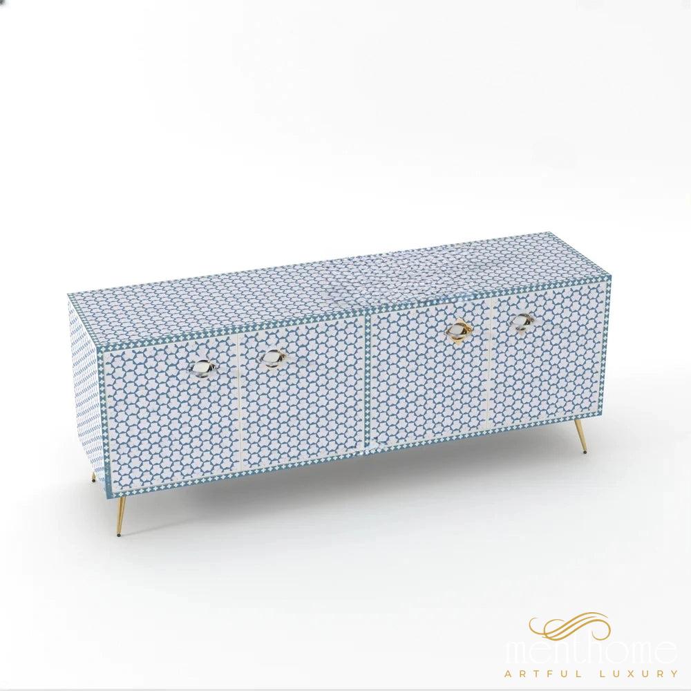 Targua-Bone Inlay -Rectangular-Cabinet | Luxury Handmade Cabinet