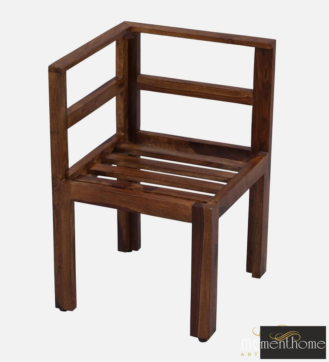 Modern Rosewood Dining Chair and Table In Provincial Teak Finish with Cushioning | Luxury Handmade Chair