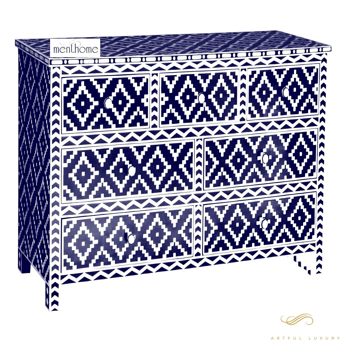 Bone Inlay dresser Handmade Design Bone inlay Wooden for Home Decorative Cabinet | Luxury Handmade Cabinet