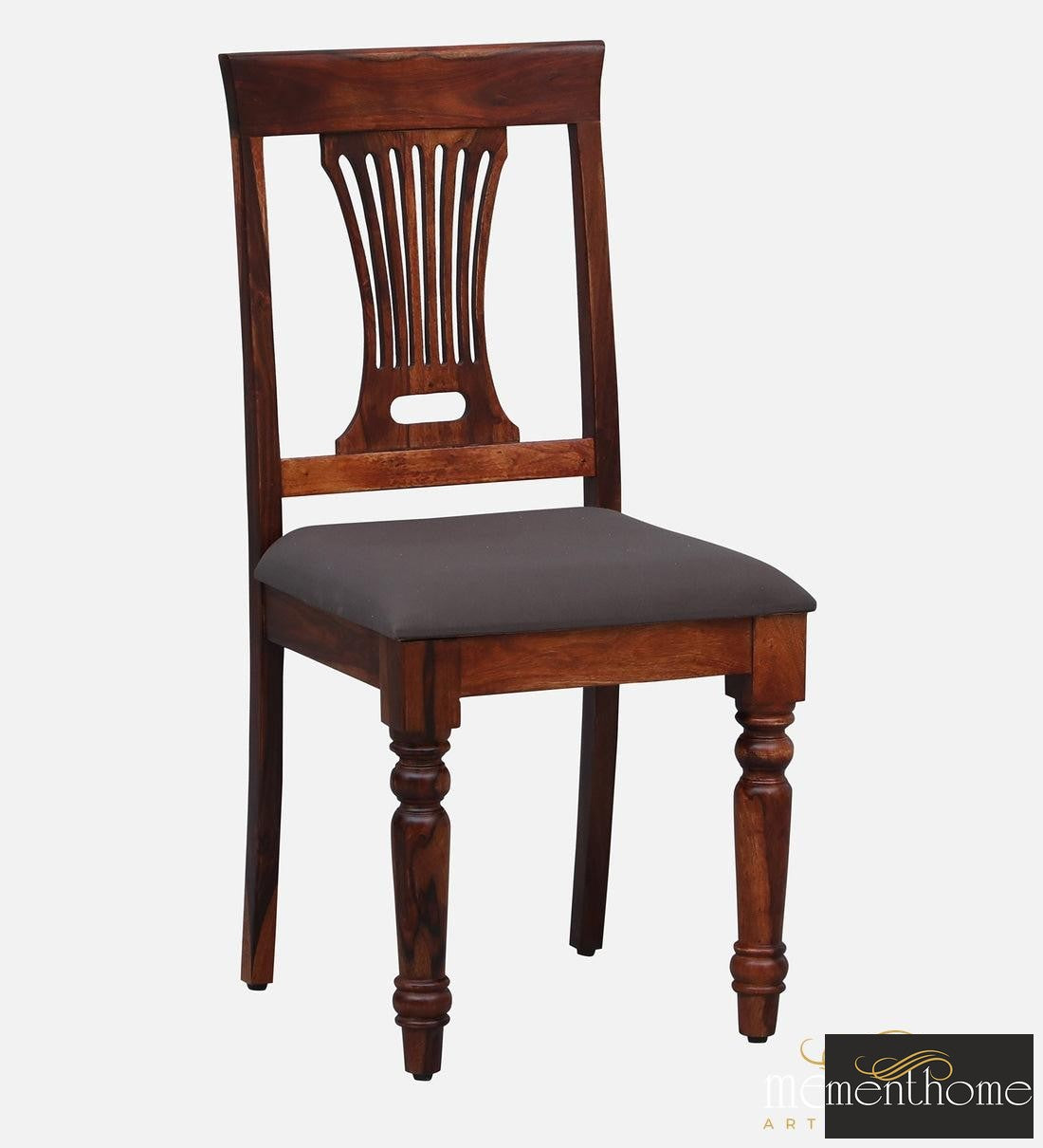 Rosewood Dining Table and Chair In Provincial Teak Finish with Cushioning | Luxury Handmade Chair