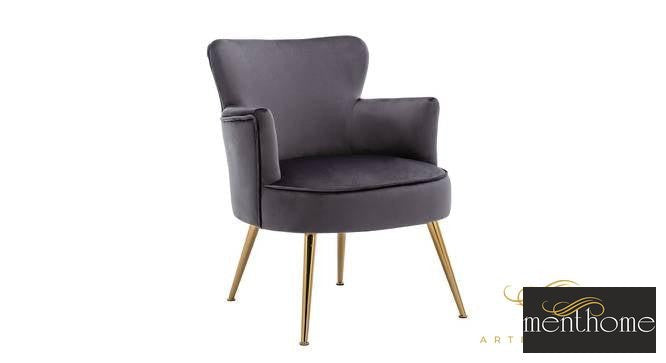 Jelena Upholstery Chair In Grey Fabric | Luxury Handmade Chair
