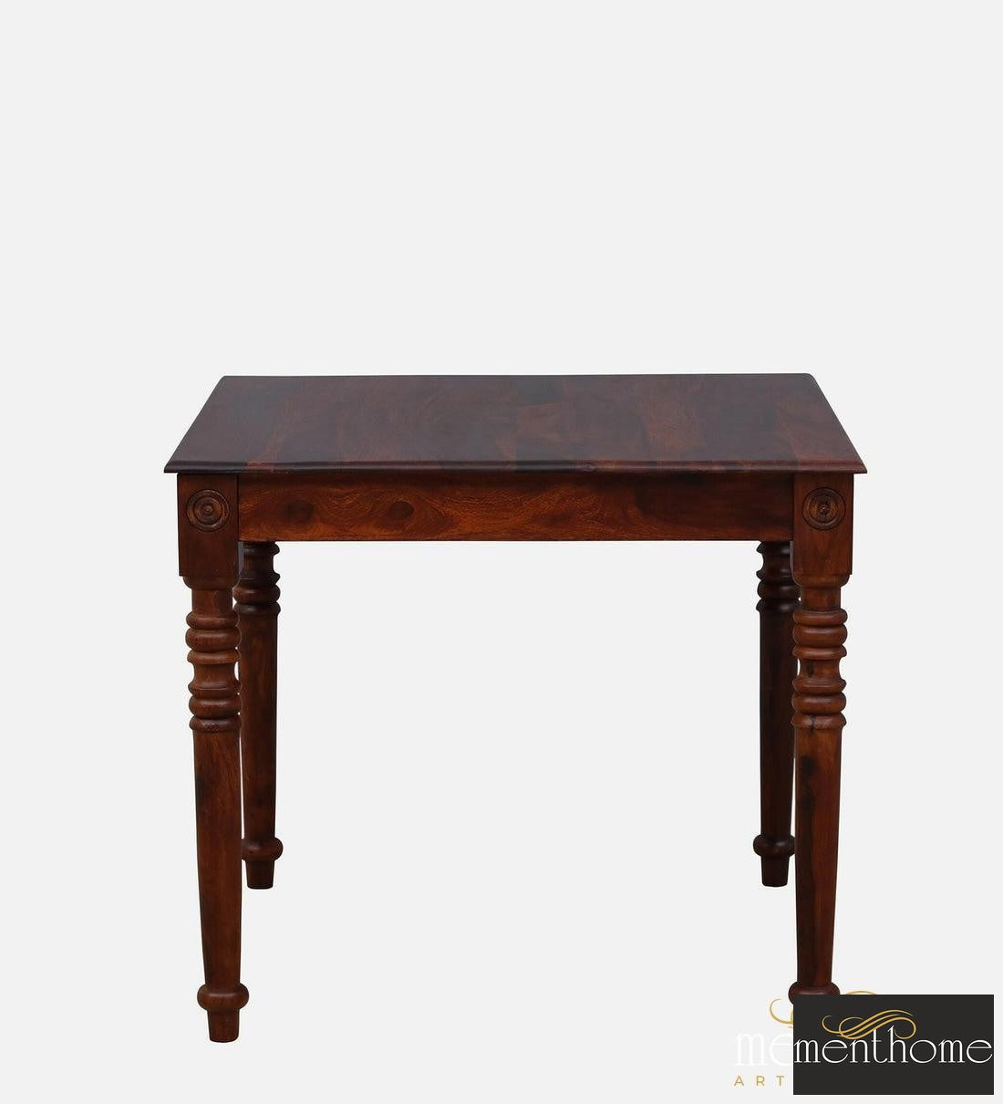 Rosewood Dining Table and Chair In Provincial Teak Finish with Cushioning | Luxury Handmade Chair
