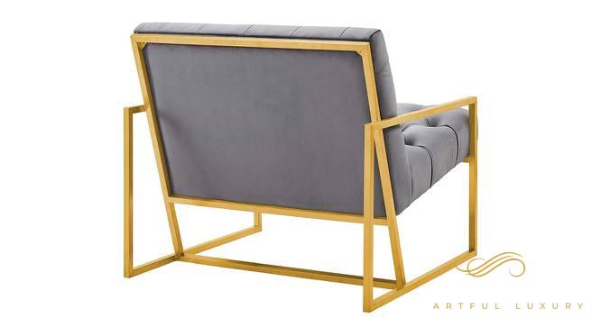 Taina Upholstery Chair In Grey Fabric | Luxury Handmade Chair