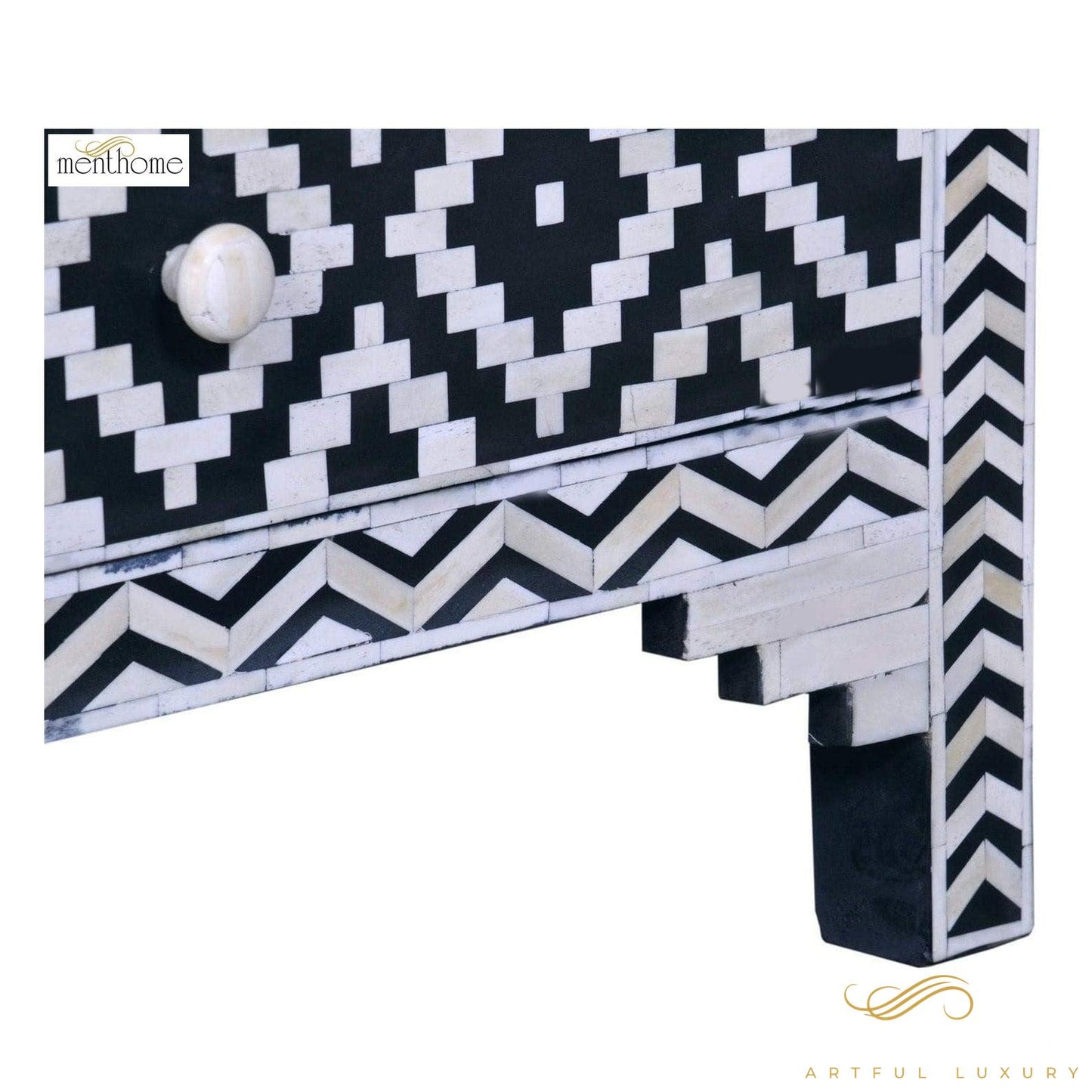 Bone Inlay dresser Handmade Design Bone inlay Wooden for Home Decorative Cabinet | Luxury Handmade Cabinet