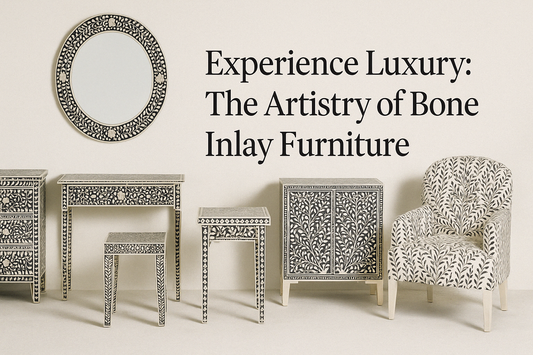 Experience Luxury: The Artistry of Bone Inlay Furniture