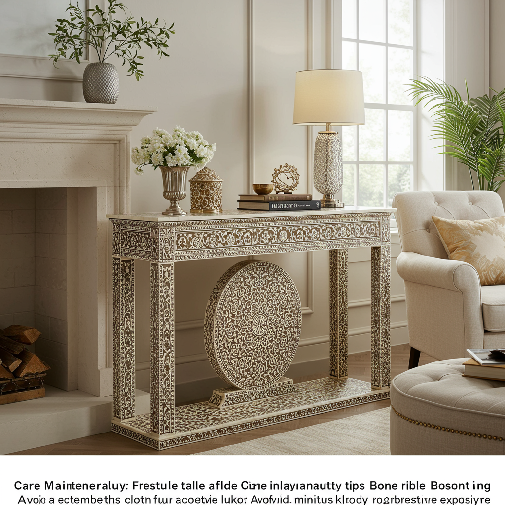 Luxury Bone Inlay or Mother of Pearl Furniture