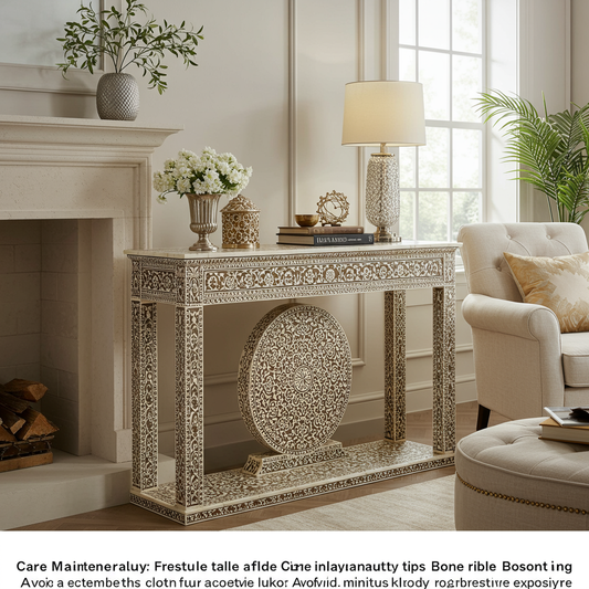 Luxury Bone Inlay or Mother of Pearl Furniture