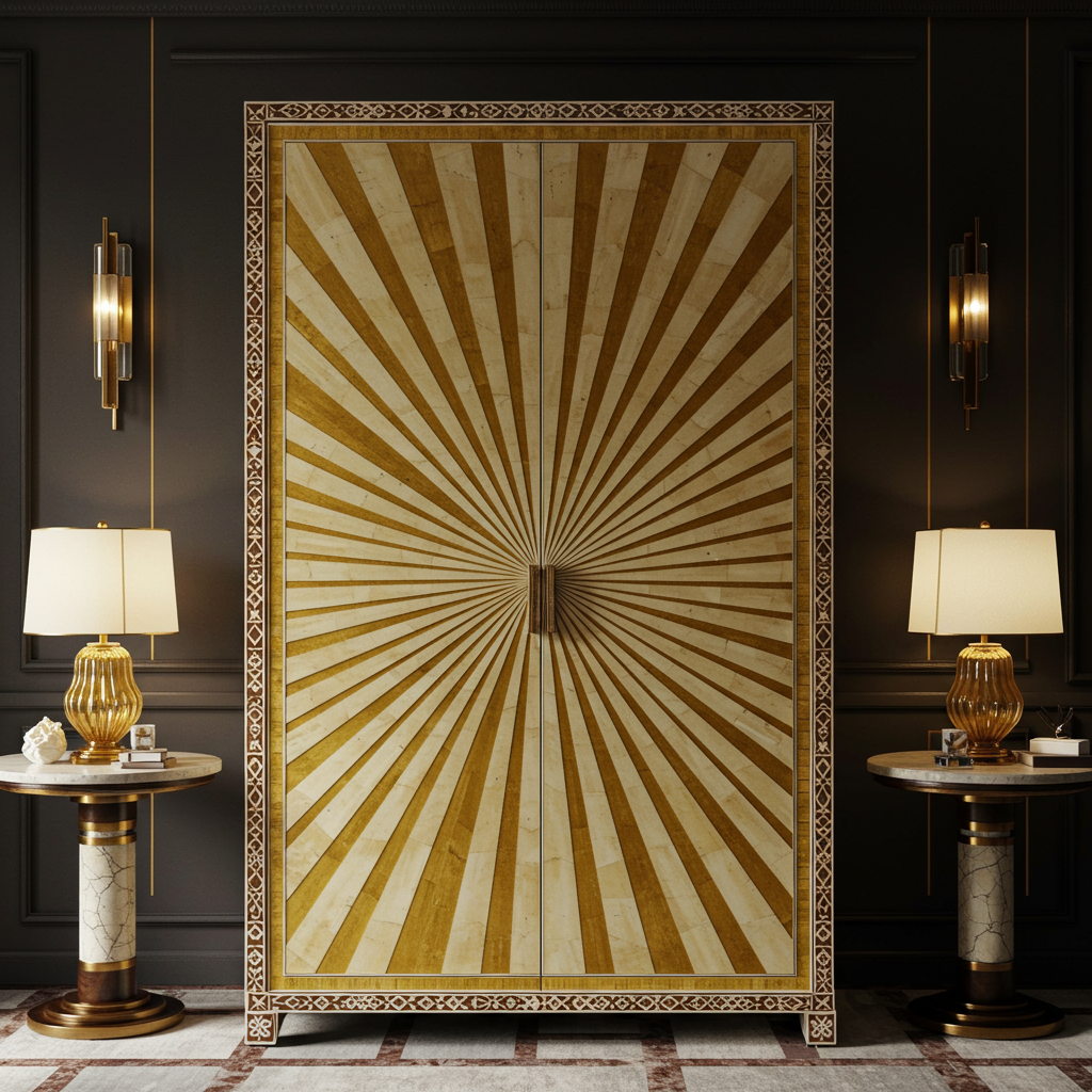 Luxury Bone Inlay or Mother of Pearl Furniture