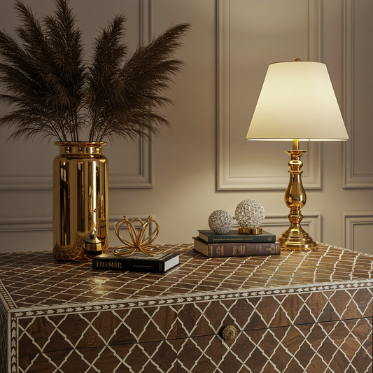 Luxury Bone Inlay or Mother of Pearl Furniture