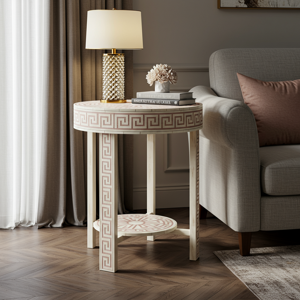 Luxury Bone Inlay or Mother of Pearl Furniture
