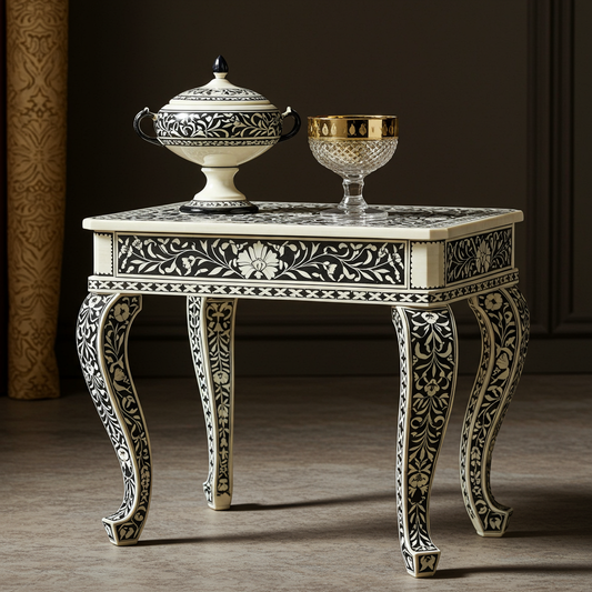 Luxury Bone Inlay or Mother of Pearl Furniture