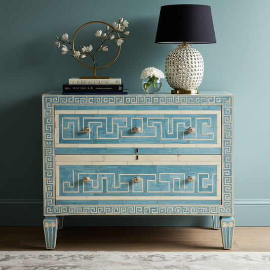 Luxury Bone Inlay or Mother of Pearl Furniture