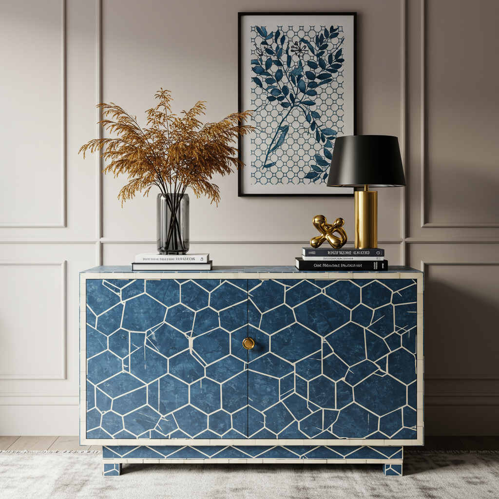 Modern Bone Inlay The Art of Bone Inlay Dresser: How to style it in modern homes ...