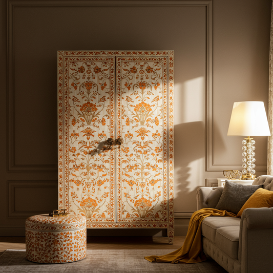 Luxury Bone Inlay or Mother of Pearl Furniture