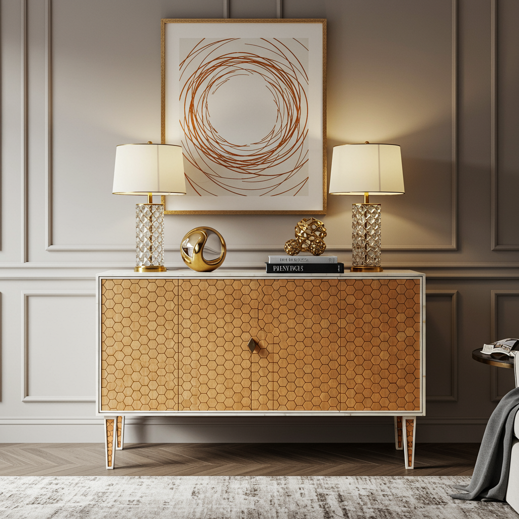 The Art of Bone Inlay Console: How to style it in modern homes ...