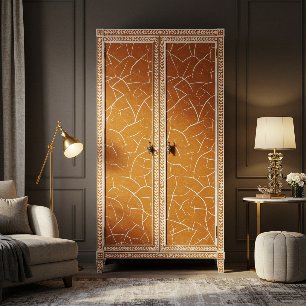 The Art of Bone Inlay Wardrobe: The craftsmanship behind its intricate ...