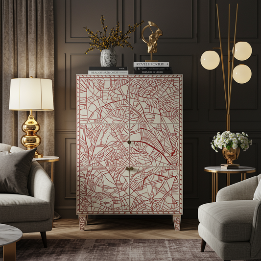 Luxury Bone Inlay or Mother of Pearl Furniture